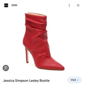 Jessica Simpson Red Booties